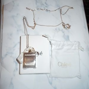 Chloe perfume bottle necklace